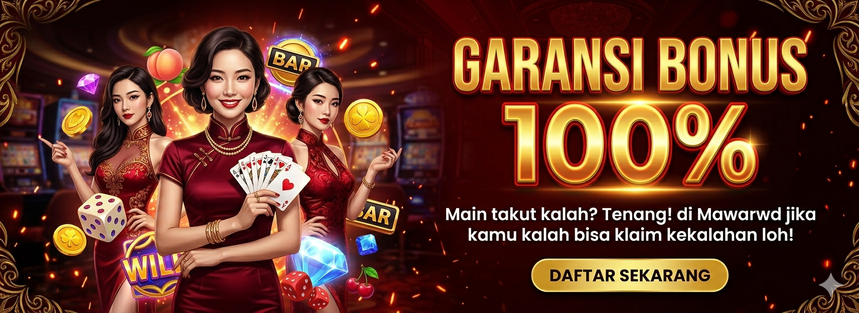 Garansi Bonus 100%